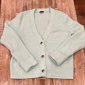 Talbots Light Green Women's Cardigan Sweater